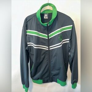 Men’s O’Neil Y2K Track Jacket With Crest and Stripes Zip Ip Large